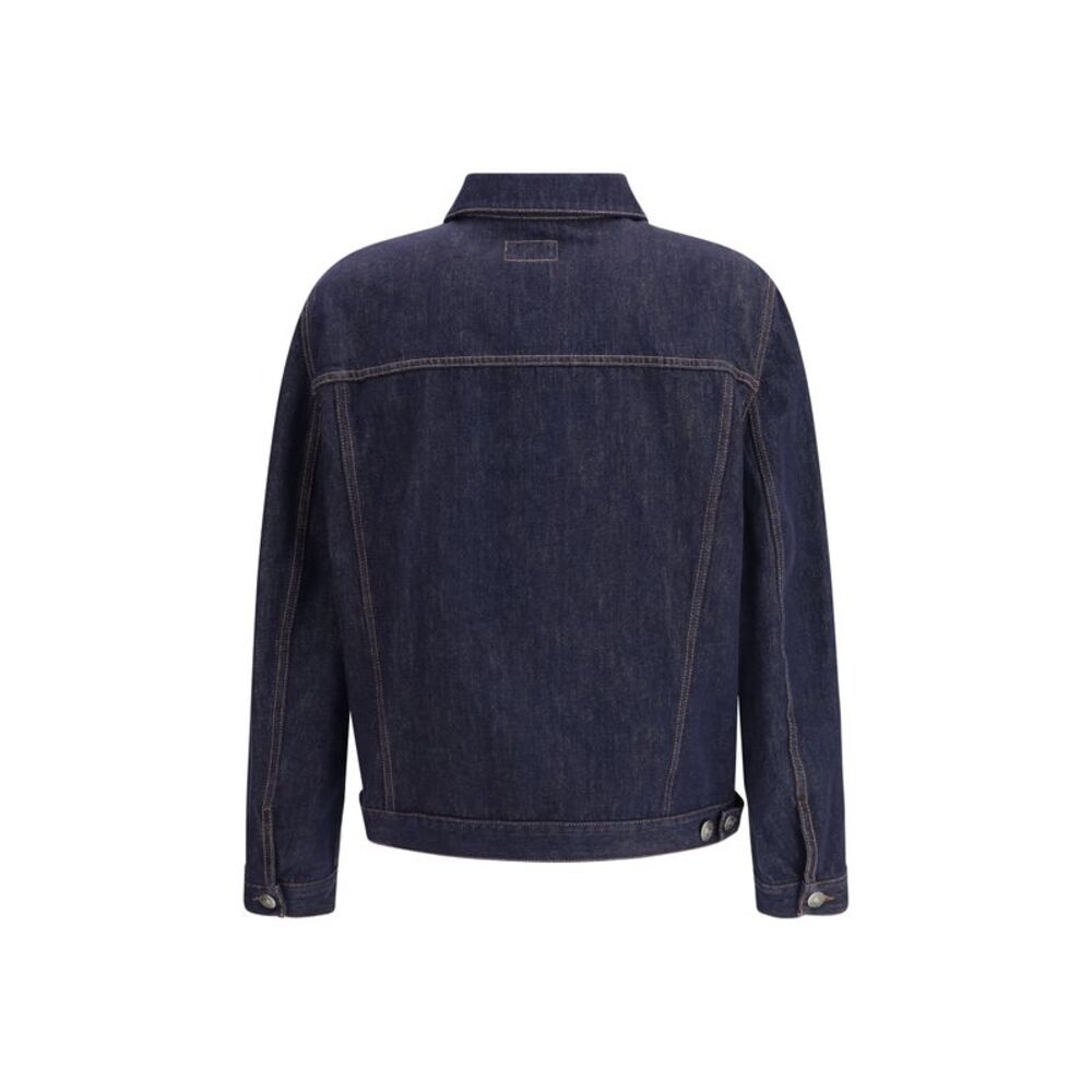 Brunello Cucinelli Men Denim Cotton Casual Jacket - Picture 2 of 3